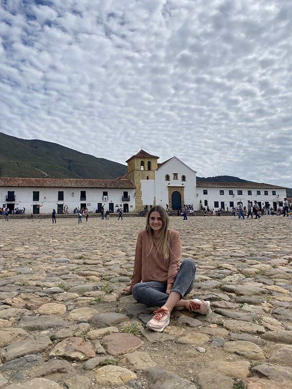 Cielo desde la Plaza de Villa de Leyva